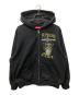 Supreme（シュプリーム）の古着「Zip Up Hooded Sweatshirt　「ジップアップ フーデッド スウェットシャツ」」｜ブラック