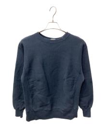 Champion REVERSE WEAVE（チャンピオン リバース ウィーブ）の古着「クルーネックスウェット」｜ネイビー