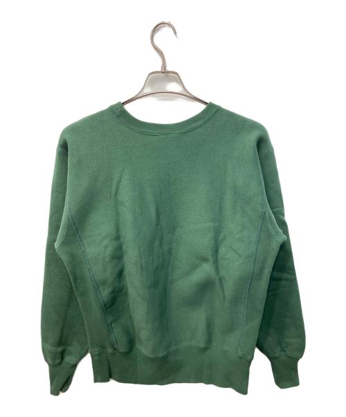 Champion REVERSE WEAVE（チャンピオン リバース ウィーブ）Champion REVERSE WEAVE (チャンピオン リバース ウィーブ) クルーネックスウェット グリーン サイズ:Sの古着・服飾アイテム