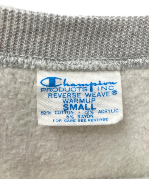 Champion REVERSE WEAVE（チャンピオン リバース ウィーブ）Champion REVERSE WEAVE (チャンピオン リバース ウィーブ) クルーネックスウェット グレー サイズ:Ｓの古着・服飾アイテム