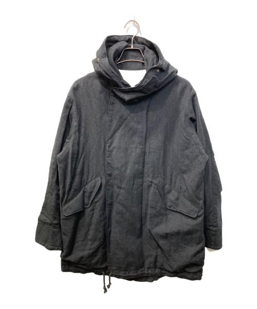 KLASICA（クラシカ）KLASICA (クラシカ) M-65 Style Mods Parka/リネン混モッズパーカー ブラック サイズ:3の古着・服飾アイテム