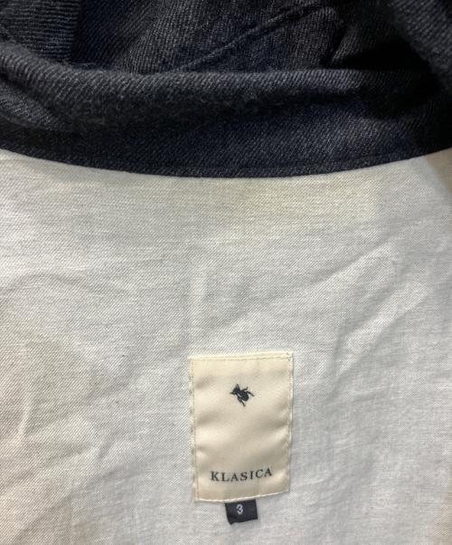 KLASICA（クラシカ）KLASICA (クラシカ) M-65 Style Mods Parka/リネン混モッズパーカー ブラック サイズ:3の古着・服飾アイテム