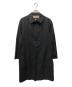 BURBERRY BLACK LABEL（バーバリーブラックレーベル）の古着「裏ノヴァチェックステンカラーコート」｜ブラック