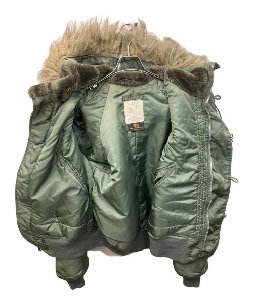 ALPHA（アルファ）ALPHA (アルファ) N-2Bフライトジャケット カーキ サイズ:Lの古着・服飾アイテム