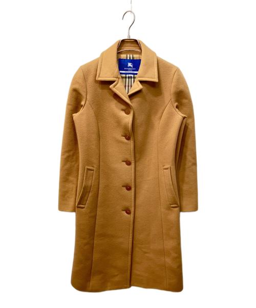 BURBERRY BLUE LABEL（バーバリー ブルー レーベル）BURBERRY BLUE LABEL (バーバリー ブルー レーベル) 裏ノバチェックチェスターコート ブラウン サイズ:38の古着・服飾アイテム