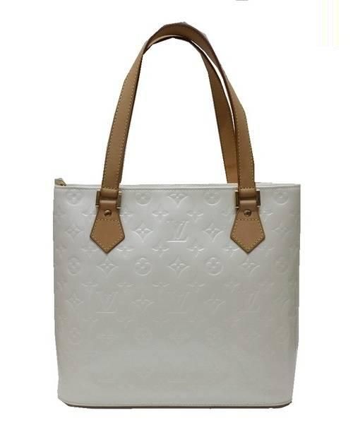 LOUIS VUITTON（ルイ ヴィトン）LOUIS VUITTON (ルイヴィトン) ヒューストン トートバッグ オフホワイト サイズ:- ヴェルニの古着・服飾アイテム