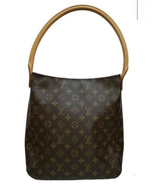 LOUIS VUITTON（ルイ ヴィトン）LOUIS VUITTON (ルイヴィトン) ルーピングGM ブラウン サイズ:GM モノグラム M51145 MI0999の古着・服飾アイテム