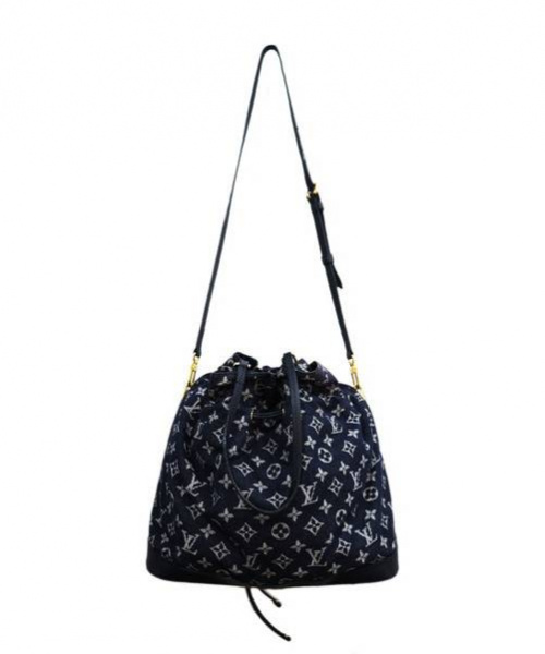 LOUIS VUITTON（ルイ ヴィトン）LOUIS VUITTON (ルイヴィトン) ノエフルMM ネイビー サイズ:MM モノグラム・デニム M40869 TJ2133　の古着・服飾アイテム