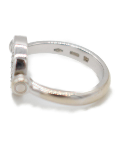 BVLGARI（ブルガリ）BVLGARI (ブルガリ) ダイヤオニキスフラップリング サイズ:50の古着・服飾アイテム