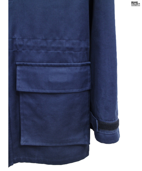 HERMES（エルメス）HERMES (エルメス) フーデッドコート ネイビー サイズ:XSの古着・服飾アイテム