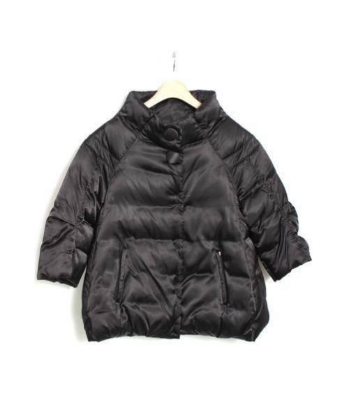 MONCLER（モンクレール）MONCLER (モンクレール) ダウンコート ブラック サイズ:2の古着・服飾アイテム