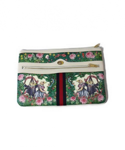 GUCCI（グッチ）GUCCI (グッチ) クラッチバッグ グリーン 未使用品 517551 ■の古着・服飾アイテム