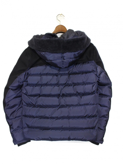 MONCLER（モンクレール）MONCLER (モンクレール) ダウンジャケット ネイビー サイズ:1の古着・服飾アイテム