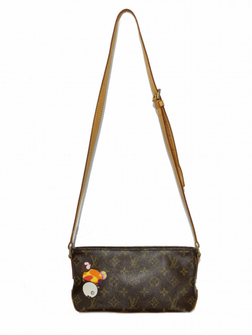 LOUIS VUITTON（ルイ ヴィトン）LOUIS VUITTON × 村上隆 (ルイ ヴィトン × ムラカミタカシ) モノグラム ショルダーバッグ ブラウン サイズ:-の古着・服飾アイテム