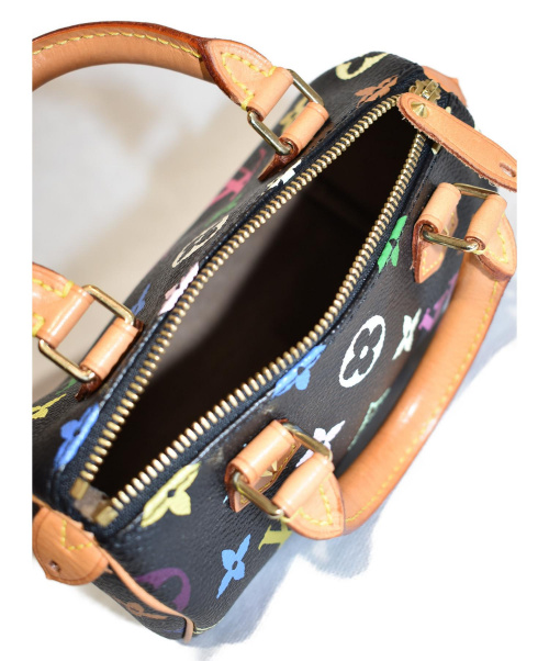 LOUIS VUITTON（ルイ ヴィトン）LOUIS VUITTON (ルイヴィトン) ミニ・スピーディ ブラック サイズ:- モノグラム・マルチカラー M92644 TH078の古着・服飾アイテム