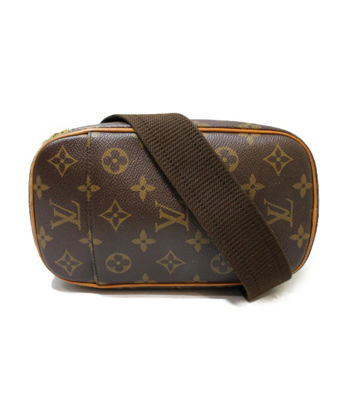 LOUIS VUITTON（ルイ ヴィトン）LOUIS VUITTON (ルイヴィトン) ポシェットガンジュ ウエストポーチ ブラウン サイズ:- モノグラム M51870の古着・服飾アイテム
