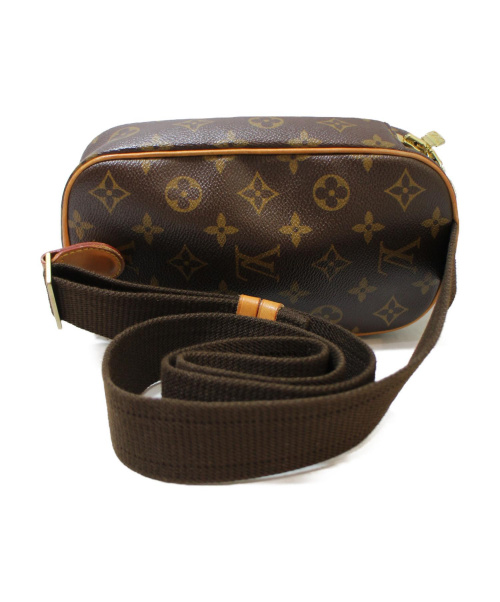 LOUIS VUITTON（ルイ ヴィトン）LOUIS VUITTON (ルイヴィトン) ポシェットガンジュ ウエストポーチ ブラウン サイズ:- モノグラム M51870の古着・服飾アイテム