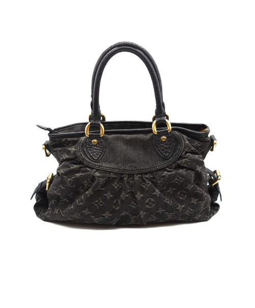 LOUIS VUITTON（ルイ ヴィトン）LOUIS VUITTON (ルイヴィトン) 2WAYバッグ ブラック モノグラム・デニム M95351 VI2018の古着・服飾アイテム