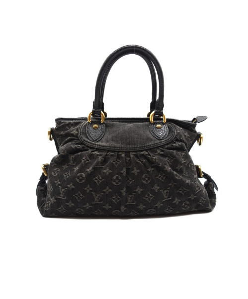 LOUIS VUITTON（ルイ ヴィトン）LOUIS VUITTON (ルイヴィトン) 2WAYバッグ ブラック モノグラム・デニム M95351 VI2018の古着・服飾アイテム