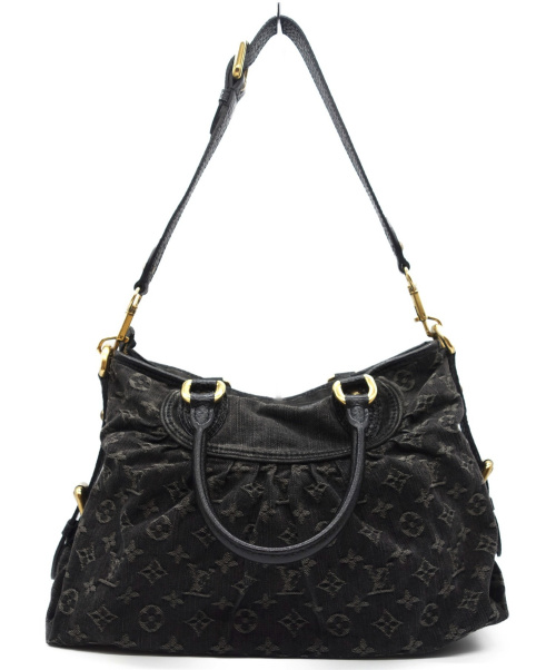 LOUIS VUITTON（ルイ ヴィトン）LOUIS VUITTON (ルイヴィトン) 2WAYバッグ ブラック モノグラム・デニム M95351 VI2018の古着・服飾アイテム