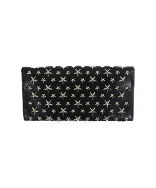 JIMMY CHOO（ジミーチュウ）JIMMY CHOO (ジミーチュウ) スタッズチェーンショルダーウォレット ブラック サイズ:下記参照 011VW3の古着・服飾アイテム
