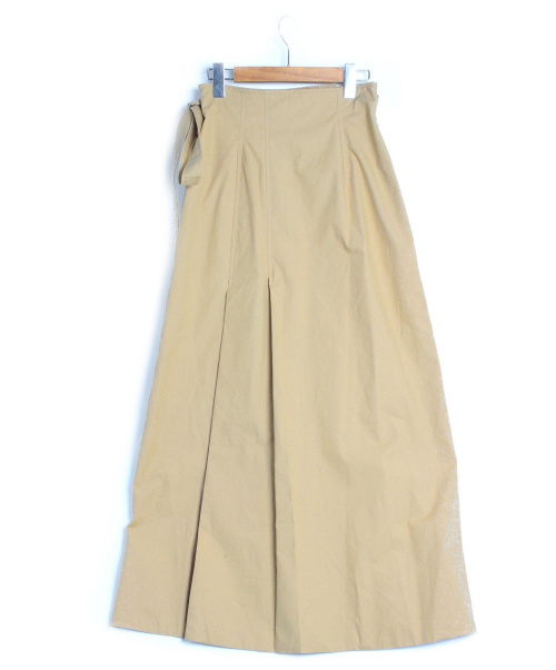 CELINE（セリーヌ）CELINE (セリーヌ) ラップスカート カーキ サイズ:36の古着・服飾アイテム