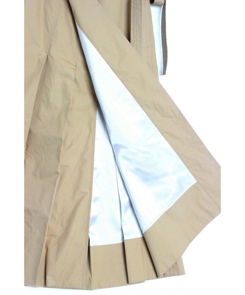 CELINE（セリーヌ）CELINE (セリーヌ) ラップスカート カーキ サイズ:36の古着・服飾アイテム