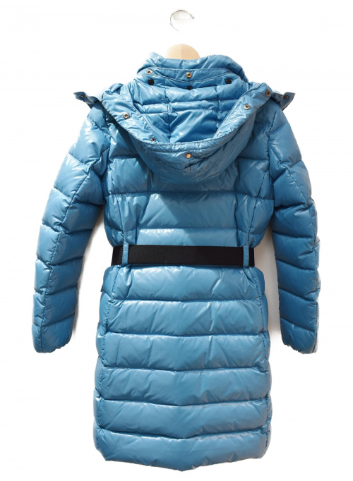 MONCLER（モンクレール）MONCLER (モンクレール) GENEVRIER/ファー付ダウンコート ブルー サイズ:152cmの古着・服飾アイテム