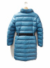 中古・古着 MONCLER (モンクレール) GENEVRIER/ファー付ダウンコート ブルー サイズ:152cm：59800円
