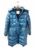 MONCLER（モンクレール）の古着「GENEVRIER/ファー付ダウンコート」｜ブルー