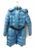 MONCLER (モンクレール) GENEVRIER/ファー付ダウンコート ブルー サイズ:152cm：59800円
