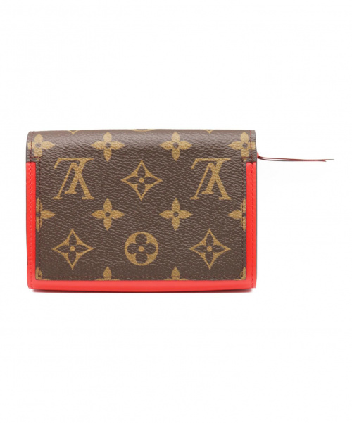 LOUIS VUITTON（ルイ ヴィトン）LOUIS VUITTON (ルイヴィトン) ポルトフォイユ・フロール コンパクト ブラウン/コクリコ サイズ:- 未使用品 モノグラム M64587の古着・服飾アイテム