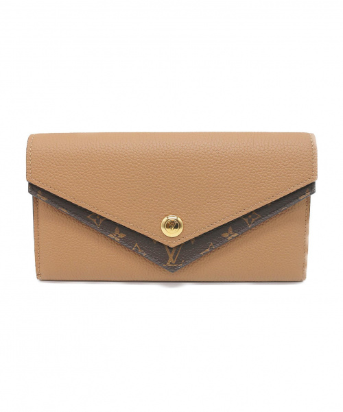 LOUIS VUITTON（ルイ ヴィトン）LOUIS VUITTON (ルイヴィトン) ポルトフォイユ・ドゥブルV  ベージュ サイズ:- M64390の古着・服飾アイテム
