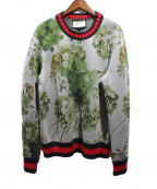GUCCIグッチ）の古着「ブルームプリントスウェット」｜グレー