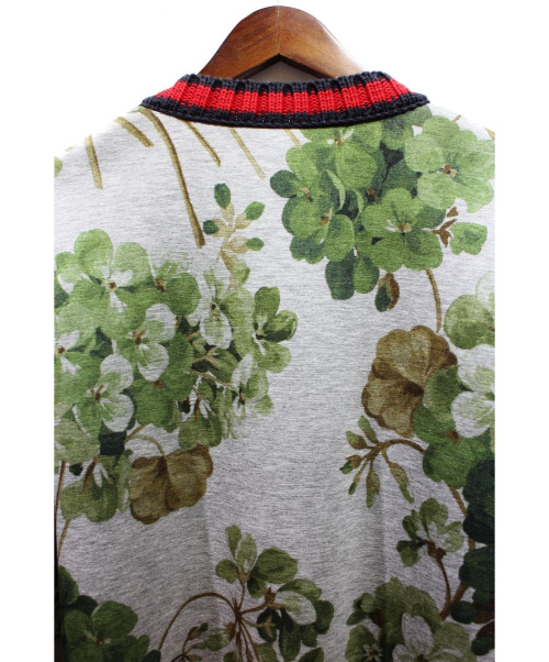 GUCCI（グッチ）GUCCI (グッチ) ブルームプリントスウェット グレー サイズ:Lの古着・服飾アイテム