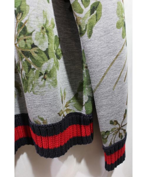 GUCCI（グッチ）GUCCI (グッチ) ブルームプリントスウェット サイズ:Lの古着・服飾アイテム