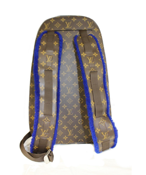 LOUIS VUITTON（ルイ ヴィトン）LOUIS VUITTON (ルイヴィトン) マークニューソン フリースパック ネイビー サイズ:- モノグラム M40276 TJ3194の古着・服飾アイテム