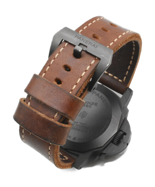 OFFICINE PANERAI（オフィチーネ パネライ）OFFICINE PANERAI (オフィチーネ パネライ) ルミノールマリーナ 1950 ブラック  PAM00661 自動巻き レザー 44mm S番の古着・服飾アイテム