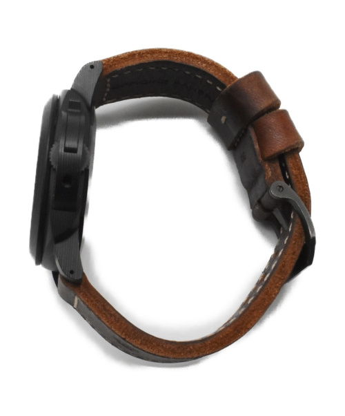 OFFICINE PANERAI（オフィチーネ パネライ）OFFICINE PANERAI (オフィチーネ パネライ) ルミノールマリーナ 1950 ブラック  PAM00661 自動巻き レザー 44mm S番の古着・服飾アイテム