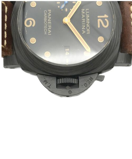 OFFICINE PANERAI（オフィチーネ パネライ）OFFICINE PANERAI (オフィチーネ パネライ) ルミノールマリーナ 1950 ブラック サイズ:-の古着・服飾アイテム