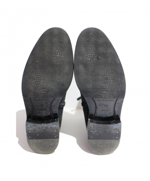 BALENCIAGA（バレンシアガ）BALENCIAGA (バレンシアガ) サイドジップスウェードブーツ サイズ:43の古着・服飾アイテム