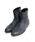 BALENCIAGA（バレンシアガ）の古着「サイドジップスウェードブーツ」｜ブラック