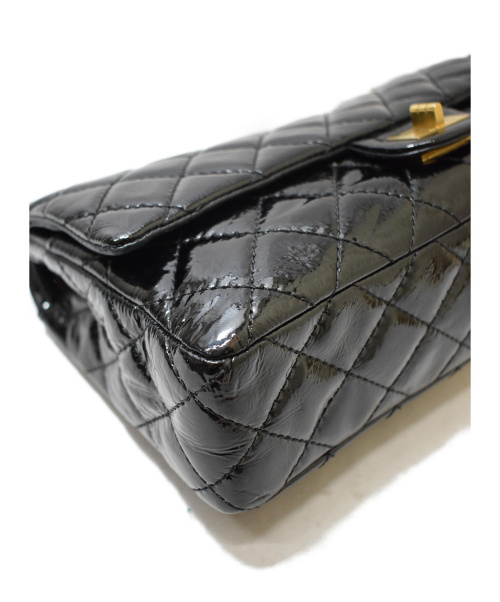 CHANEL（シャネル）CHANEL (シャネル) パテントチェーンショルダーバッグ/2.55ライン ダブルフラップの古着・服飾アイテム