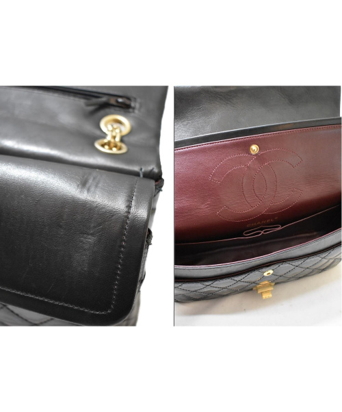 CHANEL（シャネル）CHANEL (シャネル) パテントチェーンショルダーバッグ/2.55ライン ダブルフラップの古着・服飾アイテム