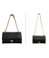 中古・古着 CHANEL (シャネル) パテントチェーンショルダーバッグ/2.55ライン ダブルフラップ：164000円
