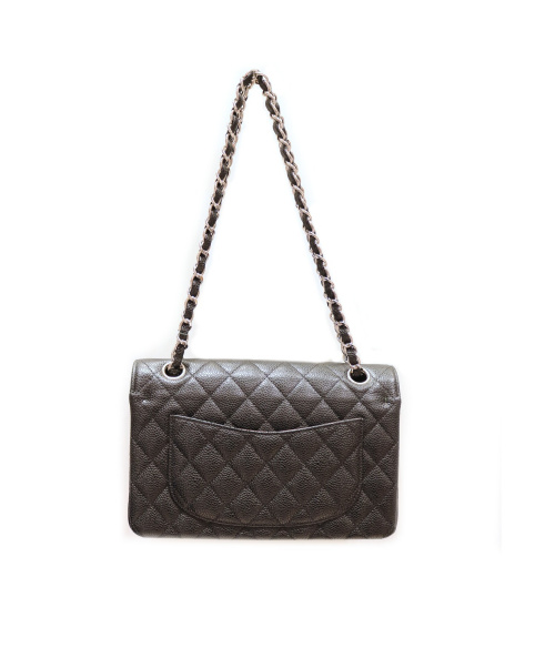 CHANEL（シャネル）CHANEL (シャネル) マトラッセ ブラック サイズ:23 キャビアスキン　Wフラップ　Wチェーン　A01113の古着・服飾アイテム