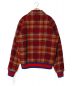 GUCCI (グッチ) チェックボンバージャケット レッド サイズ:56（XXXL相当）：79800円