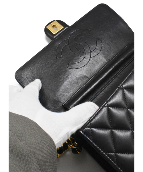 CHANEL（シャネル）CHANEL (シャネル) チェーンショルダーバッグ ブラック サイズ:- 10563463の古着・服飾アイテム