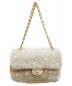 中古・古着 CHANEL (シャネル) パールエンブロイダリーシャーリングバッグ アイボリー サイズ:- 20507515：208000円