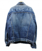 BALENCIAGAバレンシアガ）の古着「バックロゴデニムジャケット」